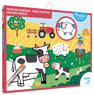 Peinture magique: A la ferme