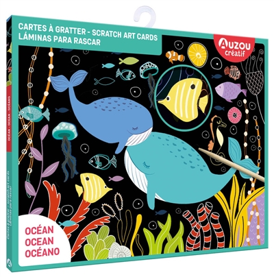 Mes cartes à gratter: Océan