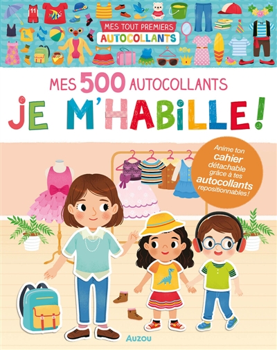 Mes 500 autocollants je m'habille!
