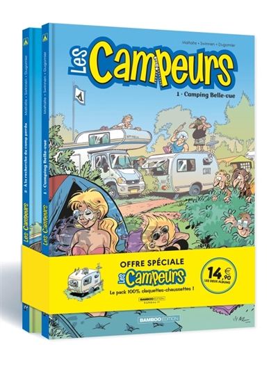 Les campeurs: pack promo tome 01 et tome 02