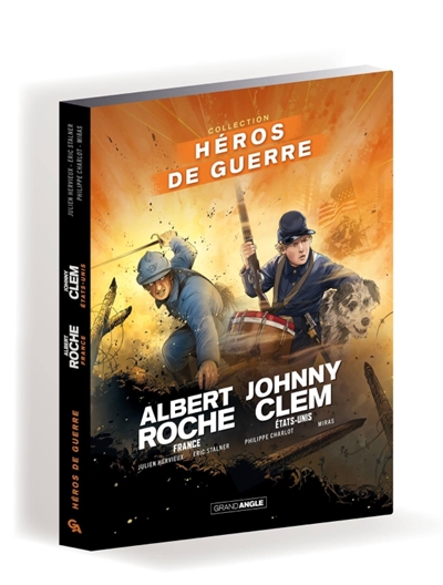 Johnny Clem et Albert Roche: écrin Héros de guerre
