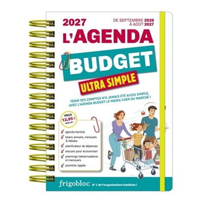 L'agenda 2027 ultra simple du budget!: (de sept. 2026 à août 2027)