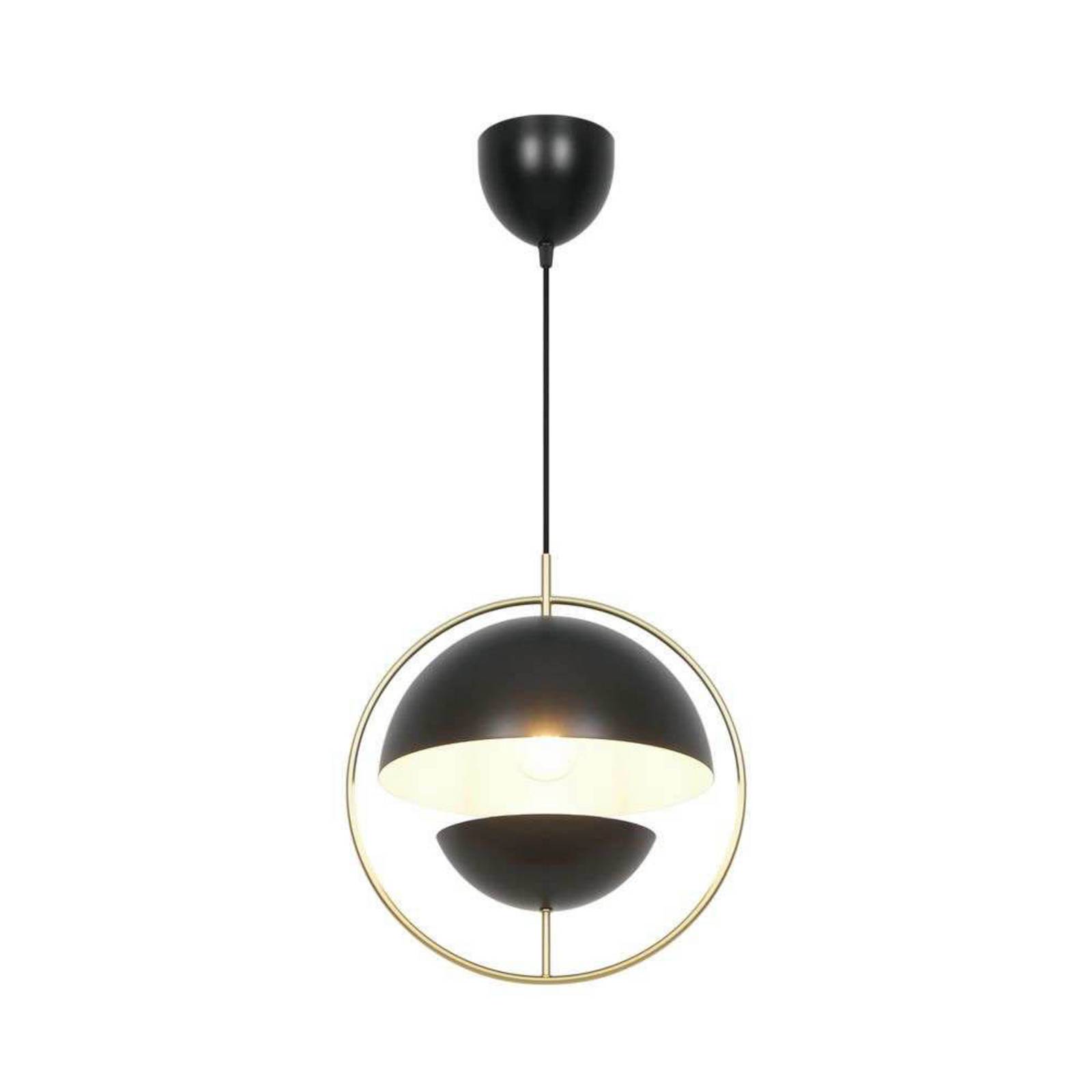 Nordlux Suspension Tavia, noir, Ø 33 cm, métal