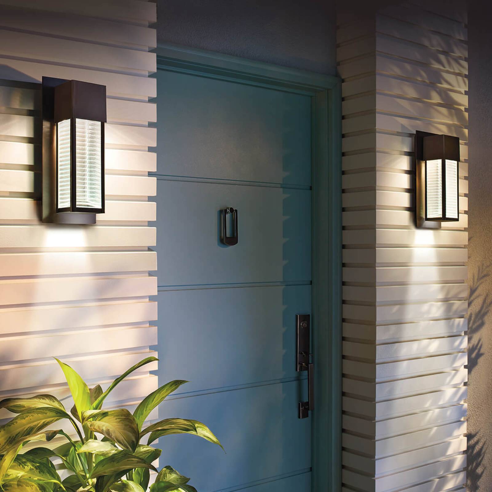 KICHLER Applique LED Sorel ultra-moderne pour l'extérieur
