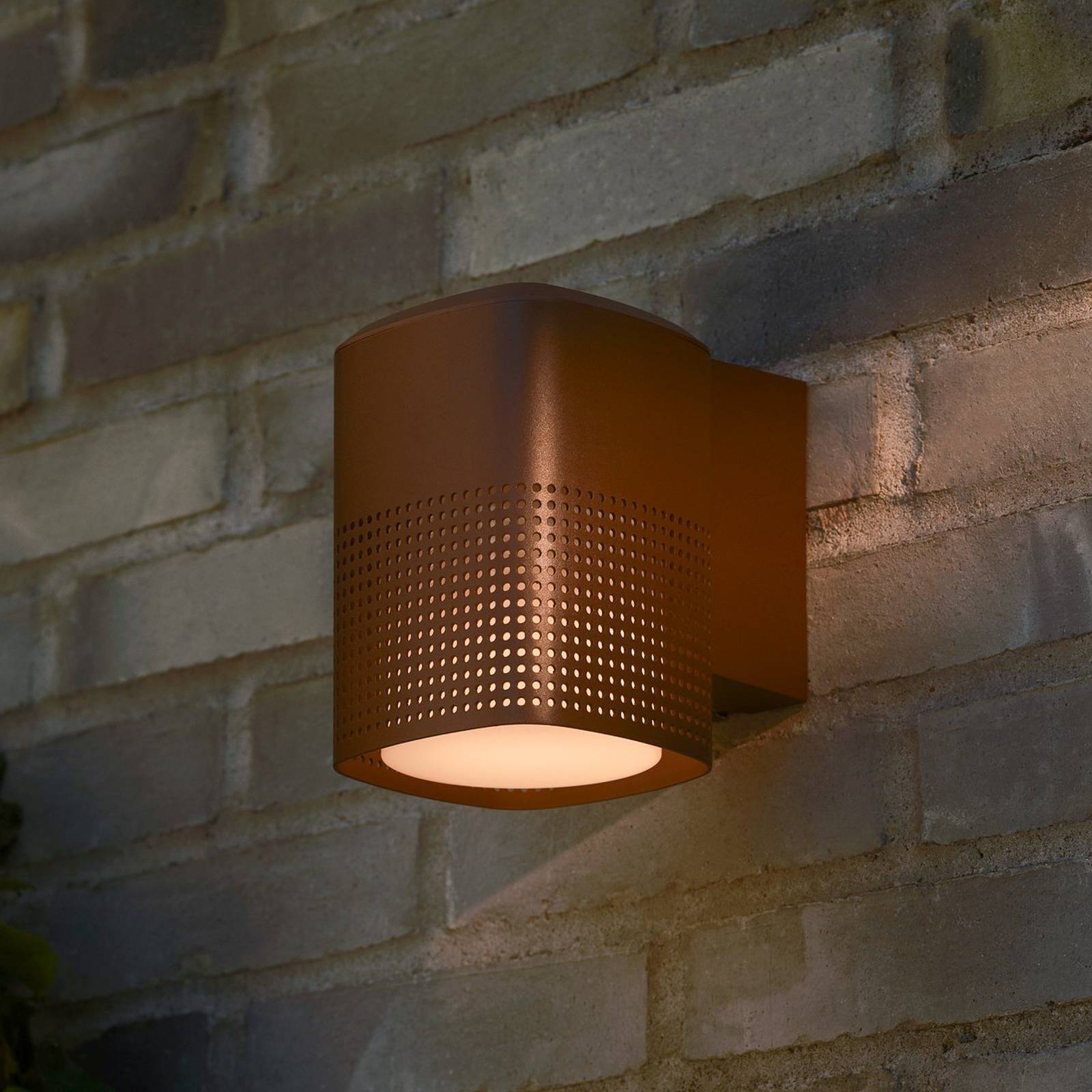 Nordlux Applique d'extérieur Sidara Seaside, marron, IP54, E27