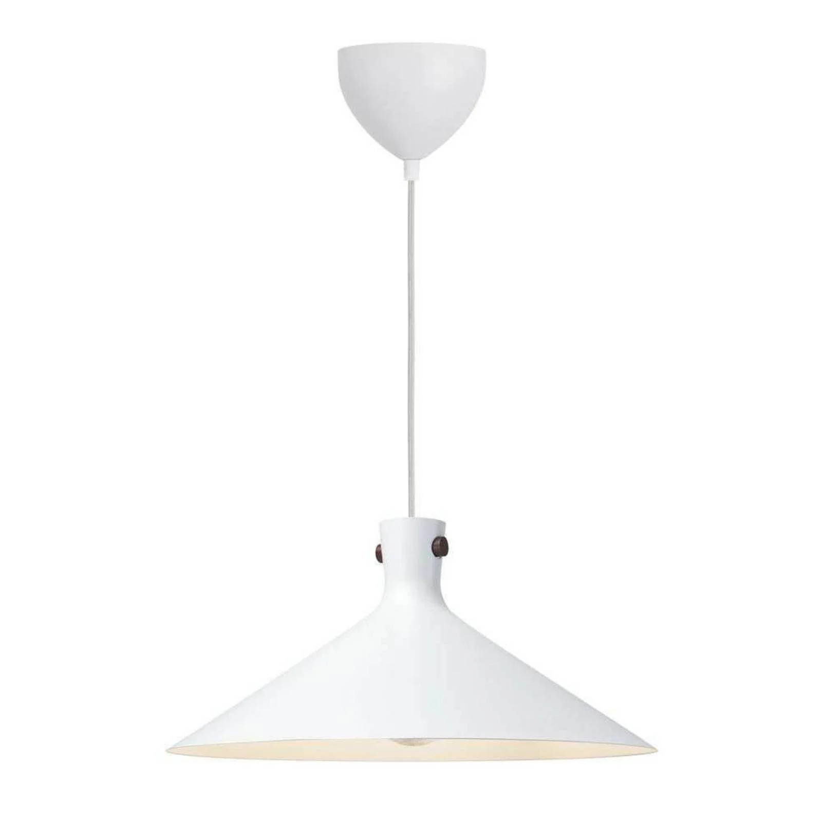 Nordlux Suspension Dorina, blanche, Ø 45 cm, métal