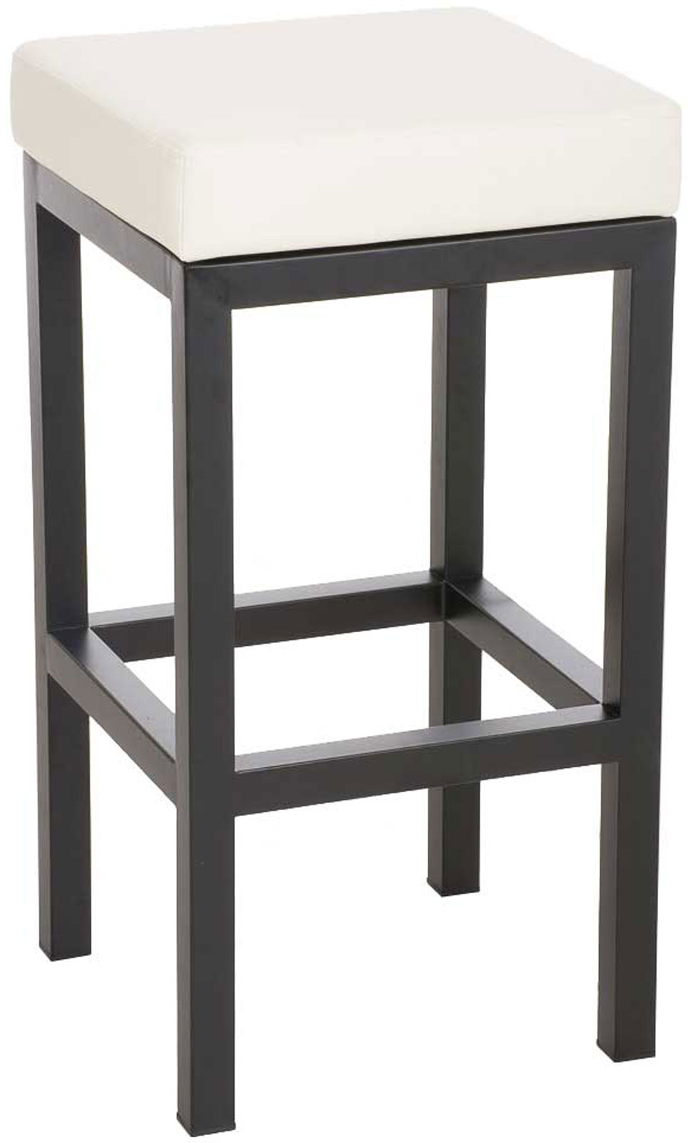 Tabouret De Bar Taylor B85 Simili Cuir Crème