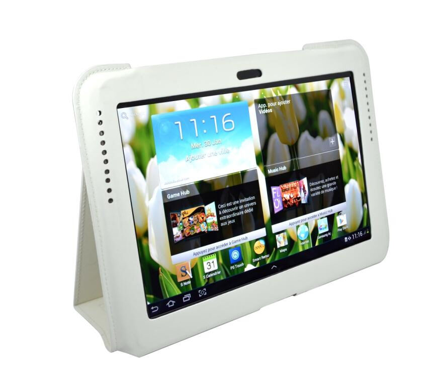Housse Heden Slim Samsung Tab2 10,1 Note 10,1 Blanc