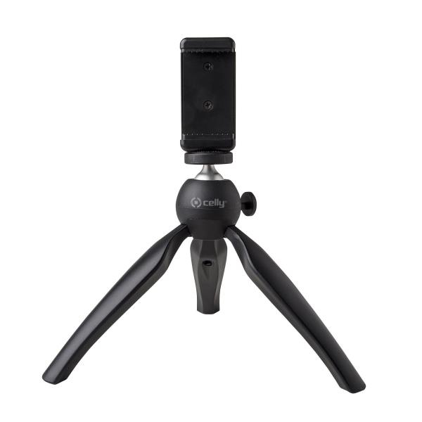 Celly Click Tri Trépied Caméra De Smartphone/numérique 3 Pieds Noir