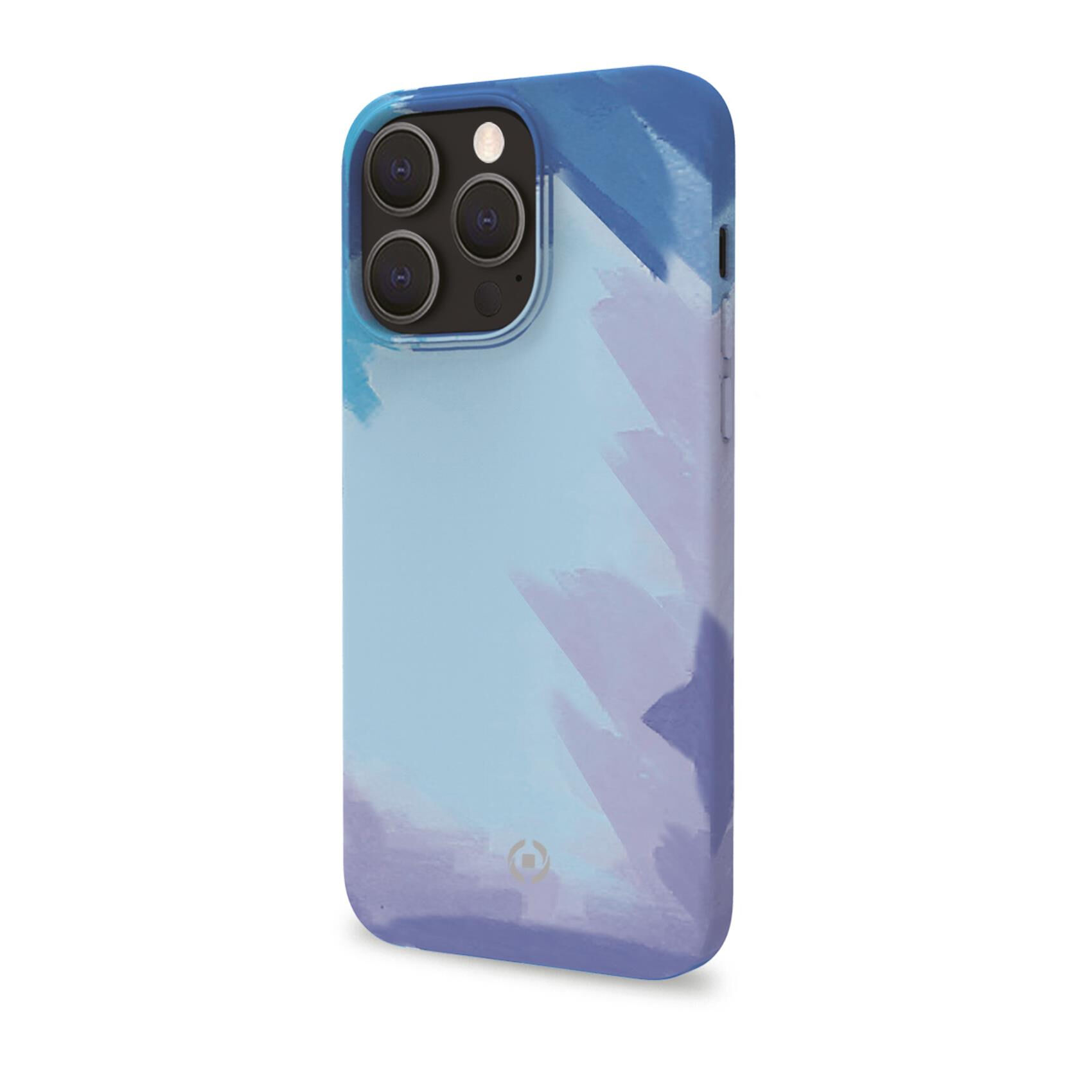 Celly Watercolor Iphone 13 Pro Coque De Protection Pour Téléphones Portables 15,5 Cm (6.1") Housse Bleu