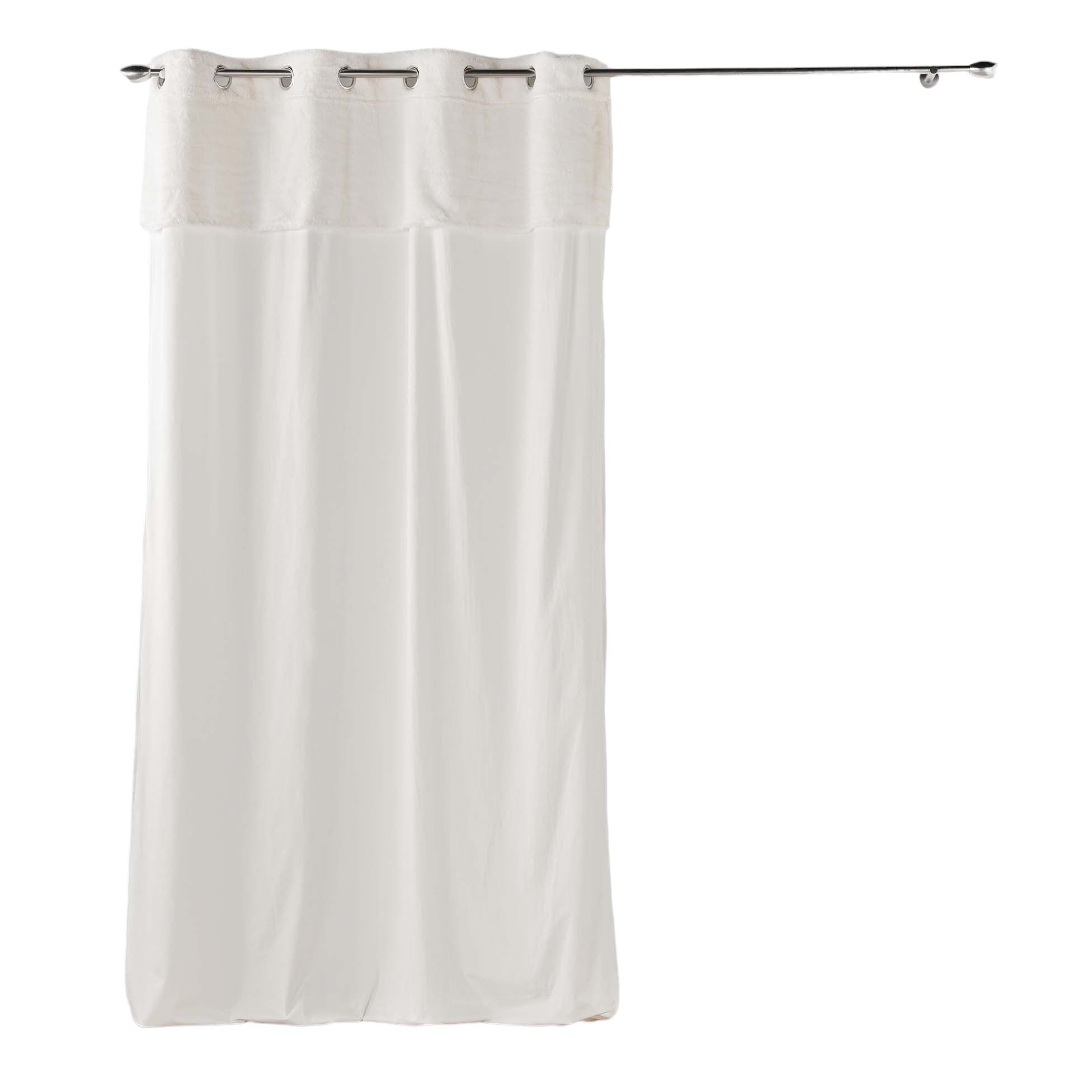 Rideau A Poils Doux 140 X 240 Cm Caresses Rouge