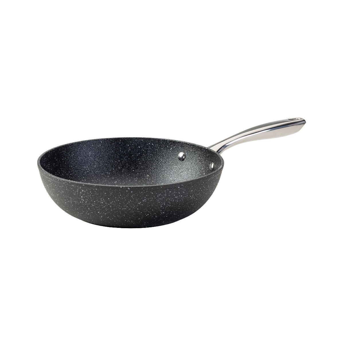 Wok 28 Cm Fonte Aluminium Revêtement Antiadhésif Céramique