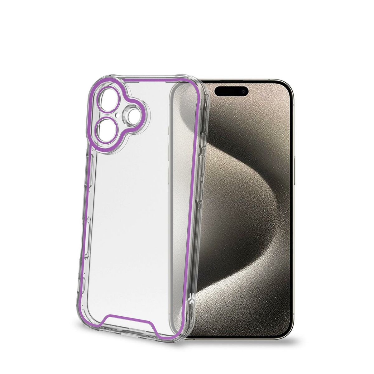 Protection Pour Téléphone Portable Celly Iphone 16 Transparent