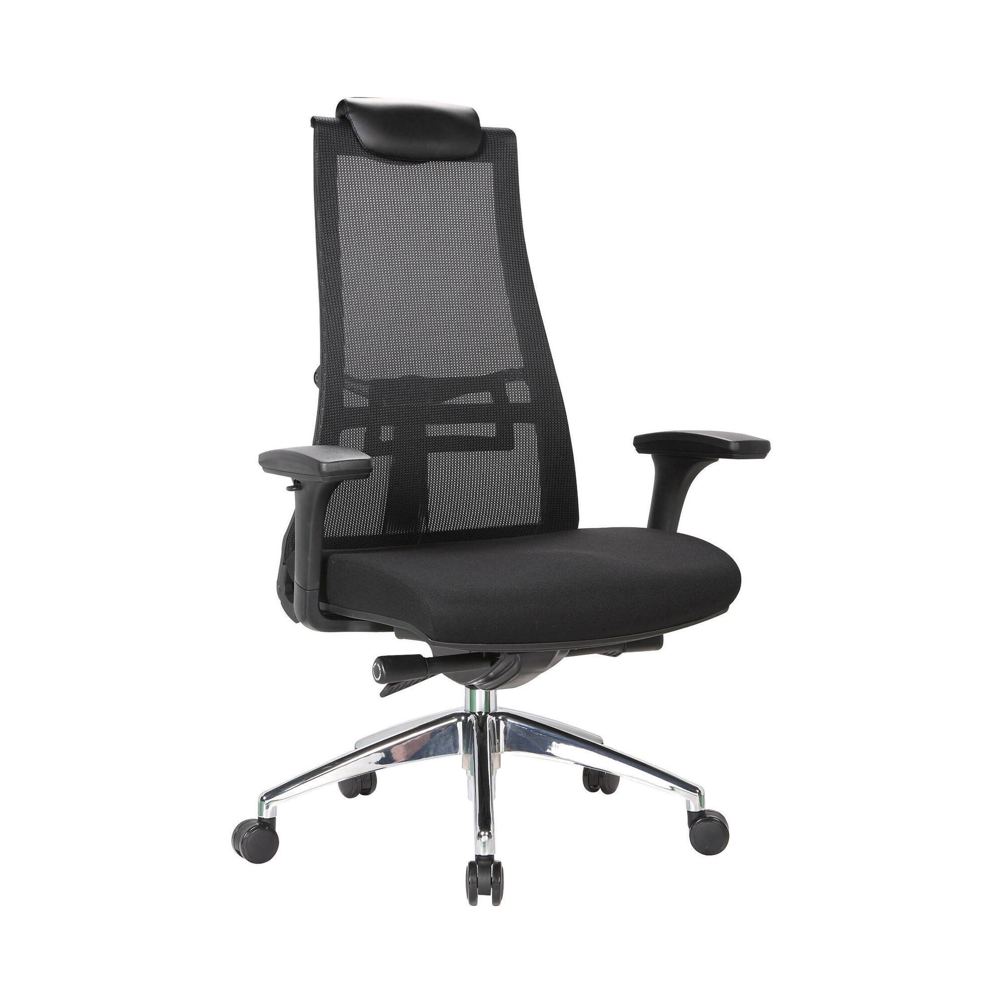 Chaise De Bureau,noir,71x69h118 Cm