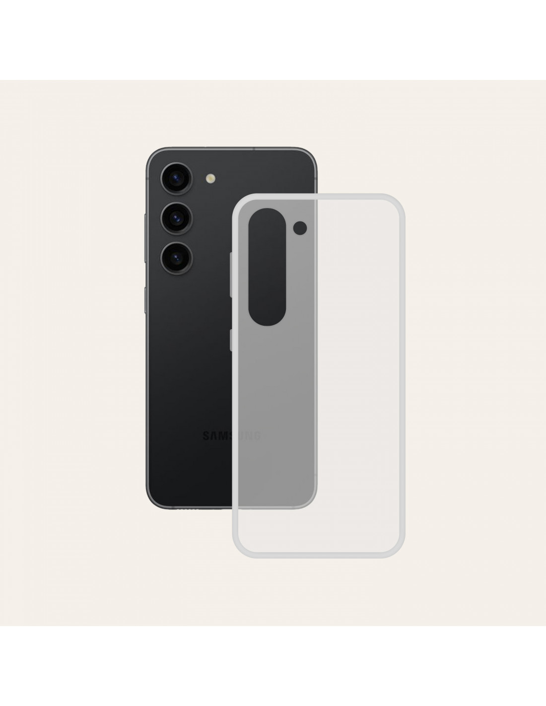 Ksix B8693ftp00 Coque De Protection Pour Téléphones Portables Transparent