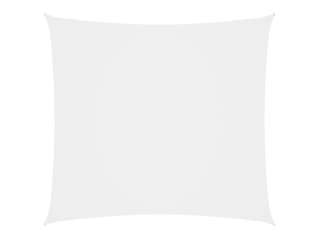 Voile Toile D'ombrage Parasol Tissu Oxford Rectangulaire 3,5 X 4,5 M Blanc 02_0009640