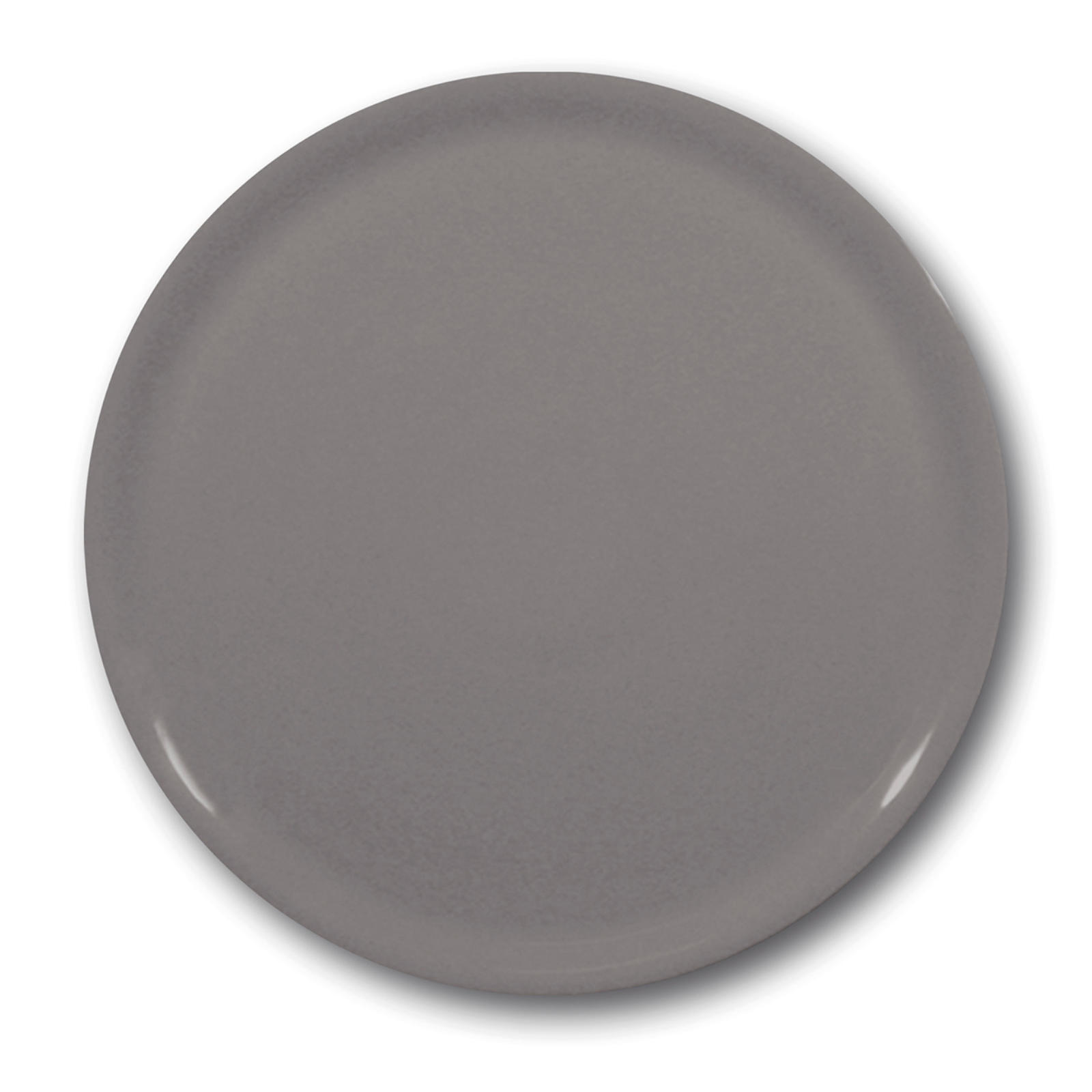 Assiette À Pizza En Porcelaine Durable Speciale, Grise, 330 Mm - Lot De 6.
