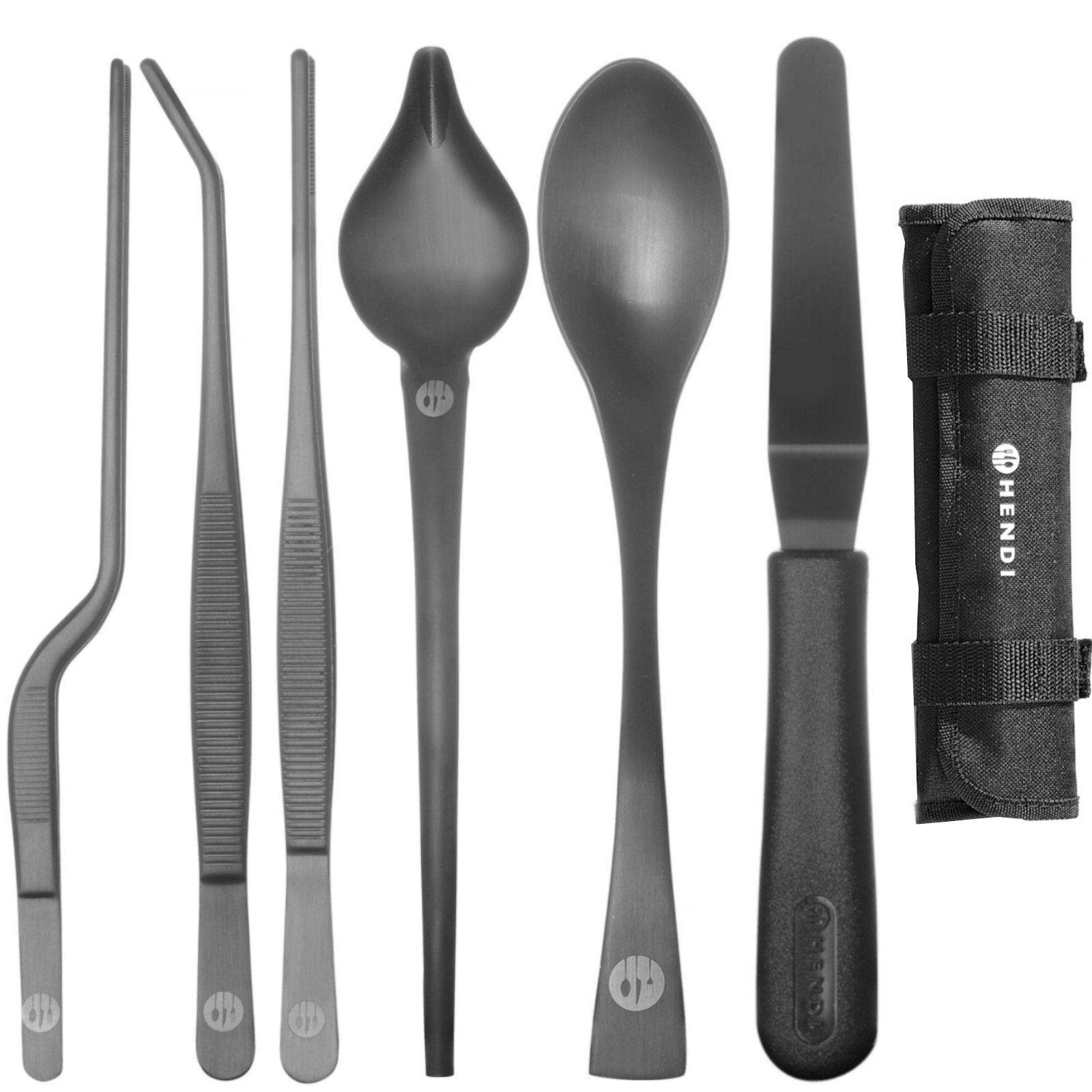 Ensemble D'outils De Chef Pour La Décoration De Gâteaux À Sushis, 6 Pièces - Noir