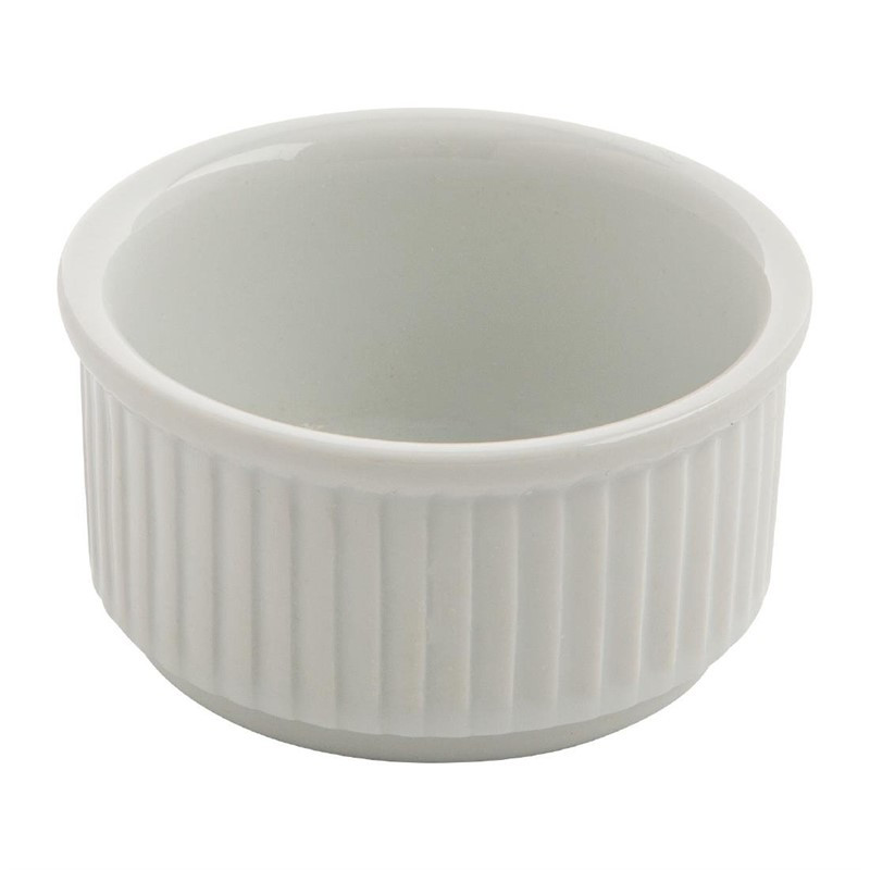 Ramequins Blancs Empilables 85mm Lot De 12 Olympia