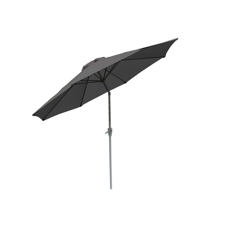 Décoshop26 04_0003885 Parasol De Terrasse Parasol De Balcon Rond Anthracite