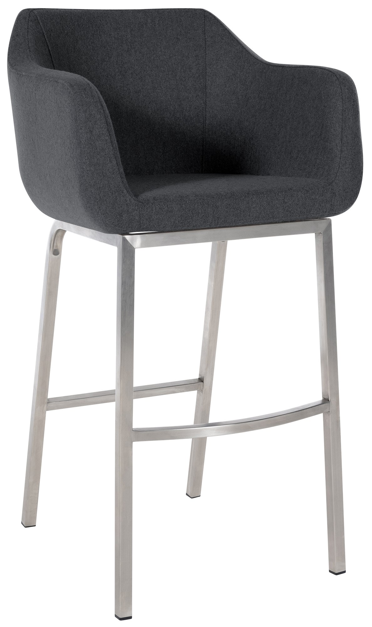 Tabouret De Bar Monea E Feutre Gris