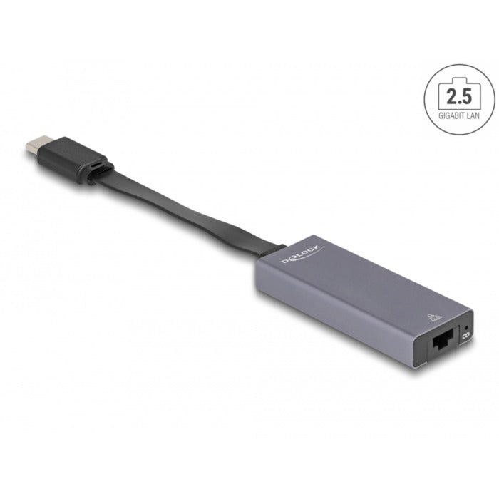 Adaptateur Réseau Delock Usb-c 2,5 Gigabit Lan Slim