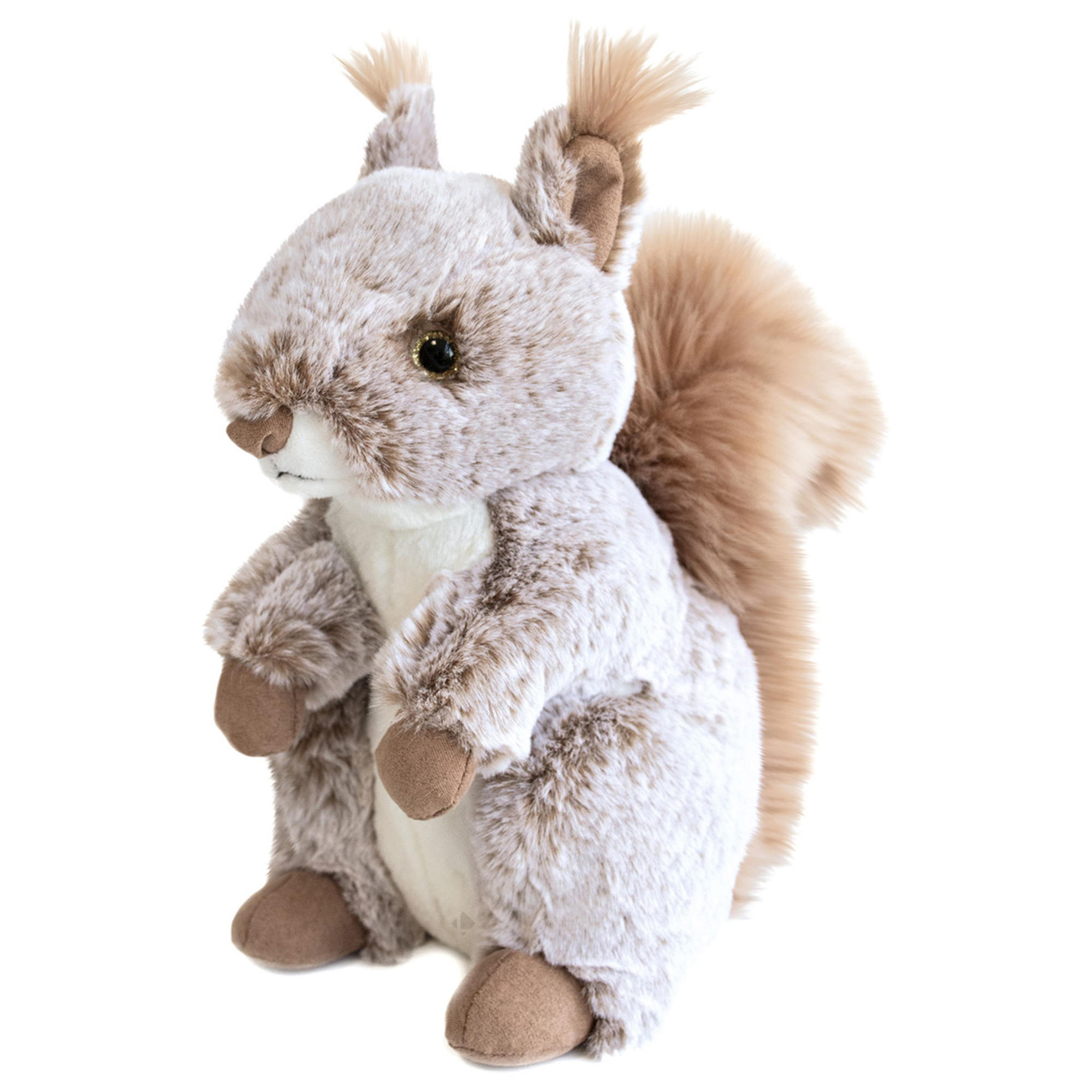 Peluche Écureuil 25 Cm Polyester Collection Dans La Campagne Beige