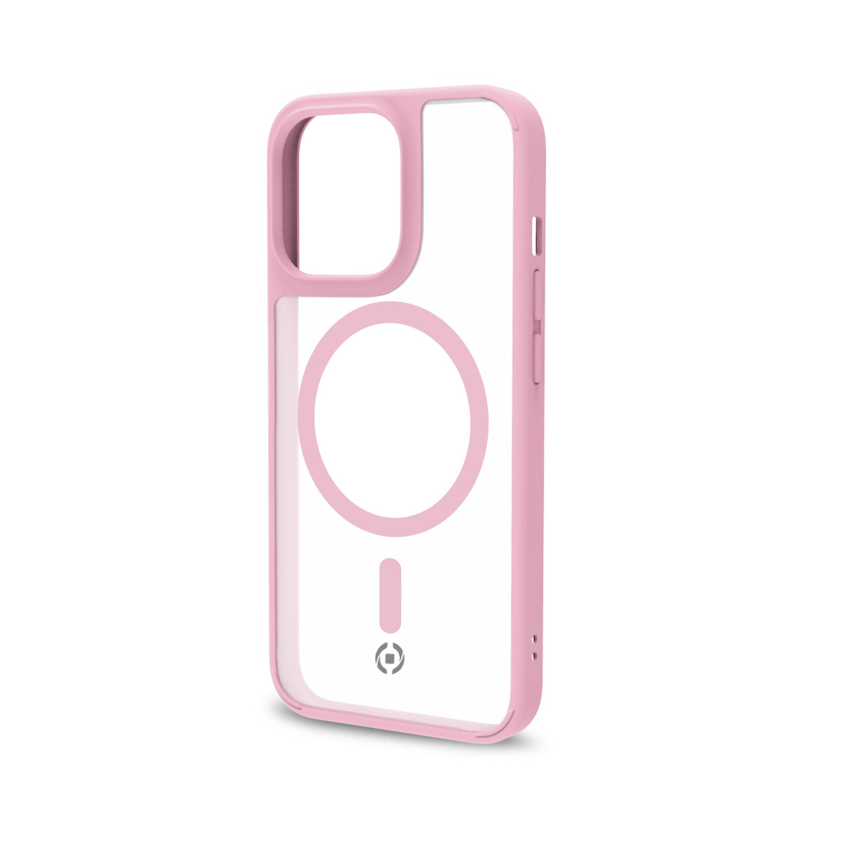 Celly Magmatt Coque De Protection Pour Téléphones Portables 17 Cm (6.7") Housse Rose, Transparent