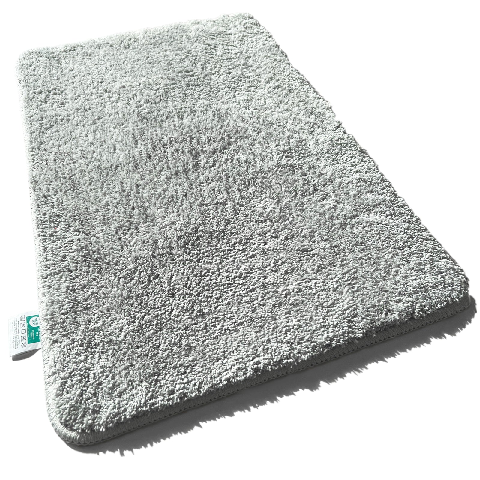 Tapis De Bain Sky Uni Gris Argenté 120 Cm De Diamètre