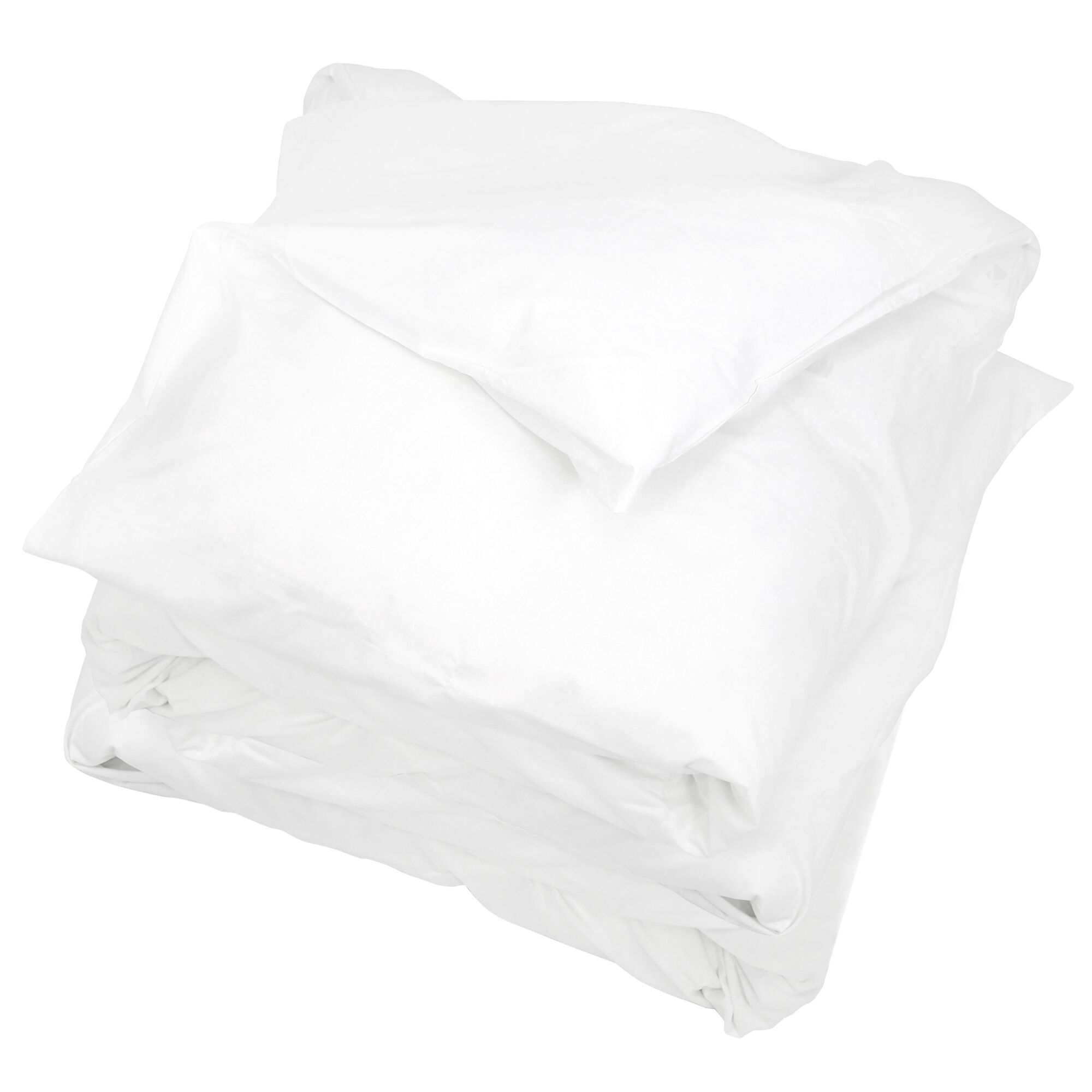 Housse De Couette Uni 300x240 Cm Coton Alto Blanc