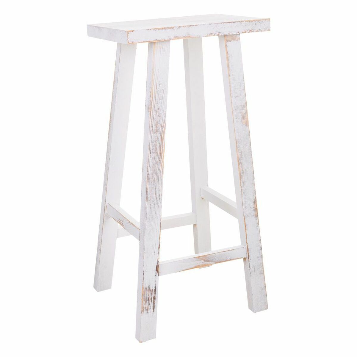 Tabouret Alexandra House Living Blanc Pin 25 X 70 X 35 Cm
