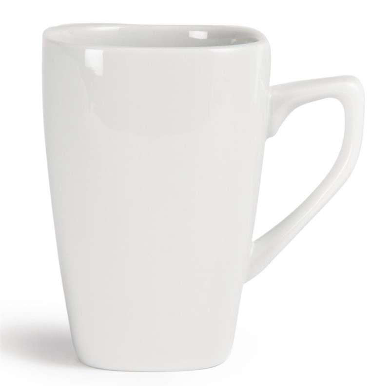 Tasses Carrées Arrondies 284ml Lot De 12 Olympia