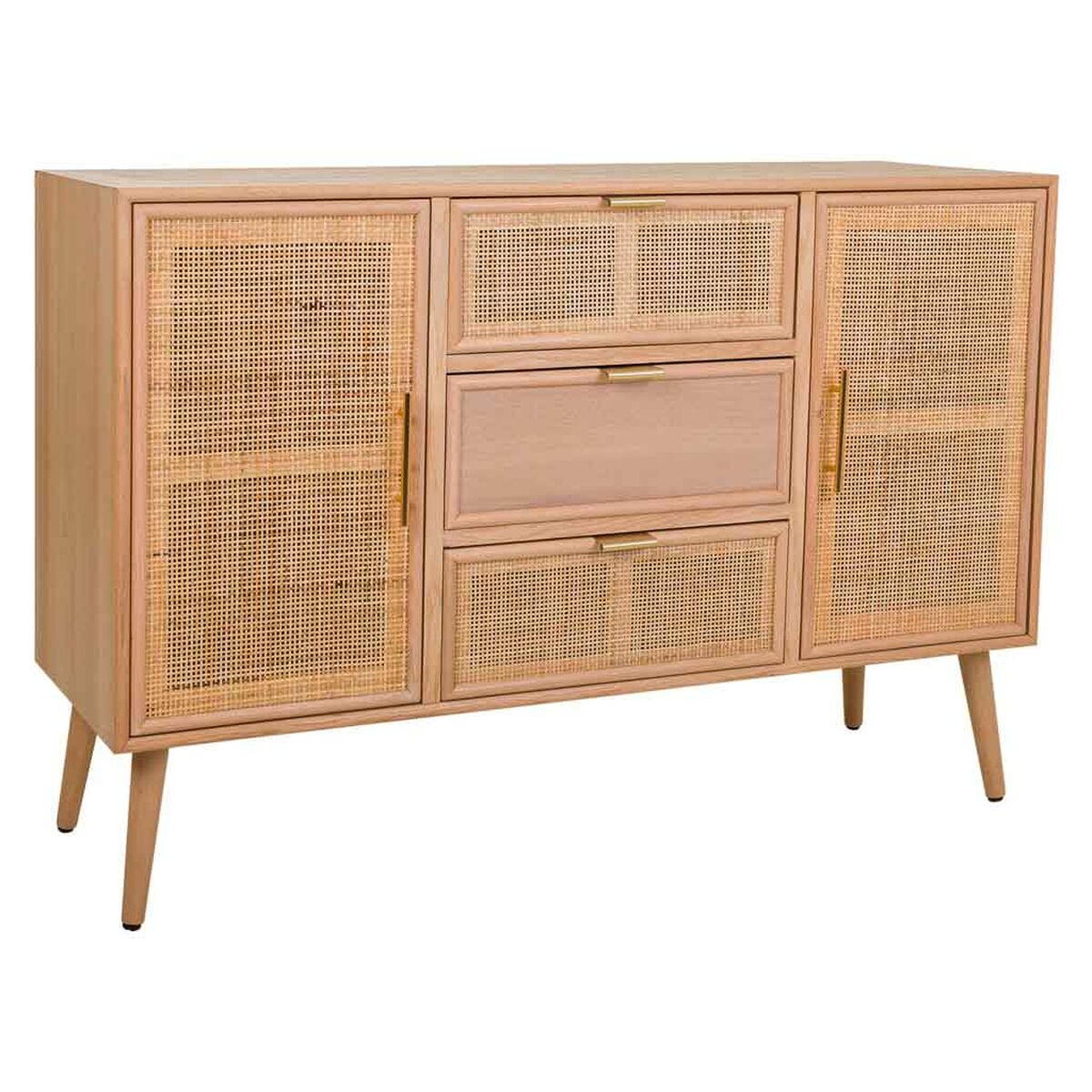 Buffet Alexandra House Living Naturel Bois Mdf 81 X 40 X 120 Cm