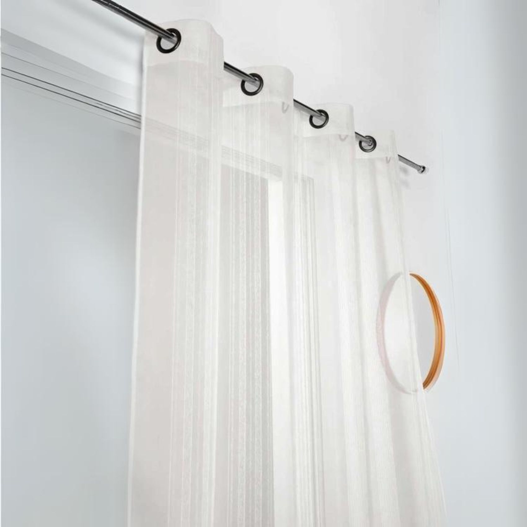 Voilage Linder 155 X 280 Cm Beige Polyester
