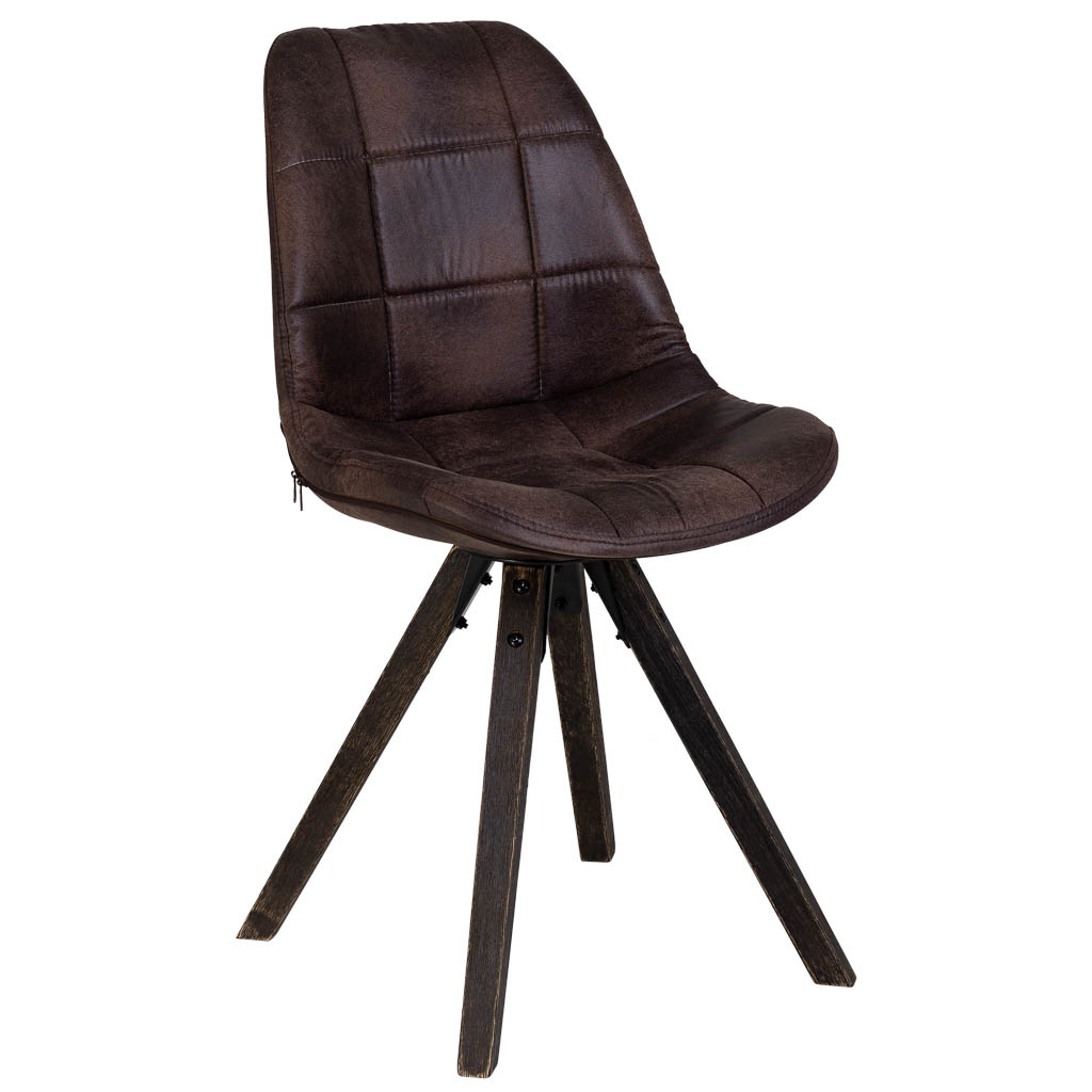 Chaise En Bois Rembourrée 48x44x84h Cm