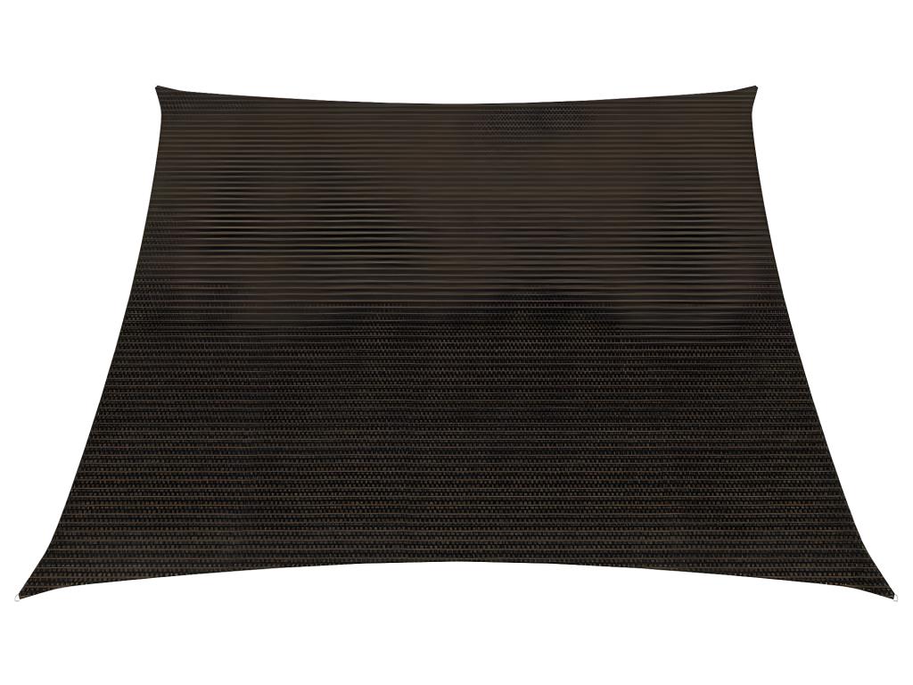 Voile Toile D'ombrage Parasol 160 G/m² 3/4 X 2 M Pehd Marron 02_0009151