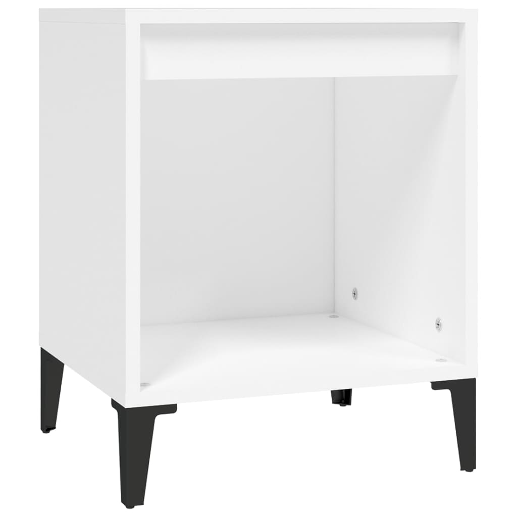 Table De Chevet Avec Espace De Rangement 40 X 35 X 50 Cm Bois Dec033363