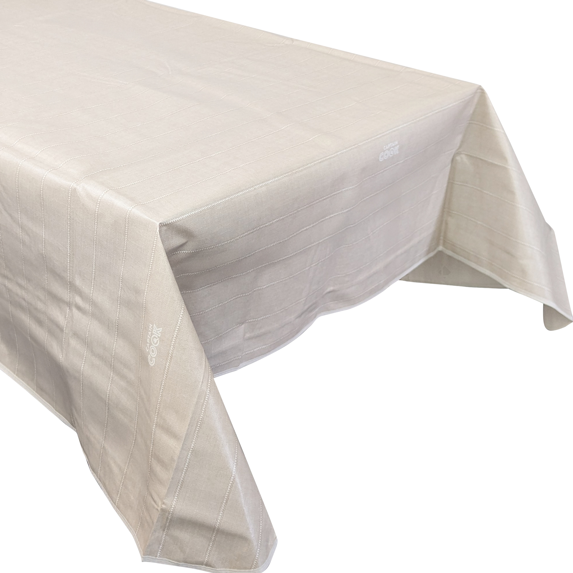 Nappe Rectangulaire 130x160 Cm Antitaches Balance Beige