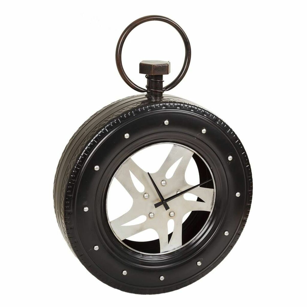 Horloge Murale Alexandra House Living Brun Foncé Métal 14 X 72 X 51 Cm