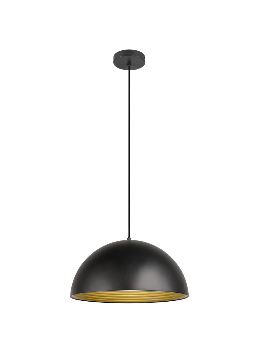 SLV suspension Forchini M, 40 cm, noir/doré, métal