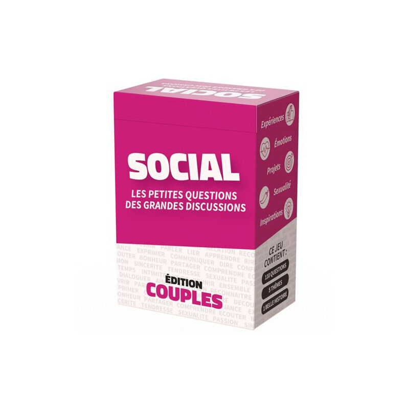 Jeu De Cartes Savana Social Couples Les Petites Questions Des Grandes Discussions