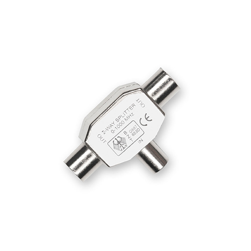 Té Coax 9.52mm 1entree M-2sortiesf