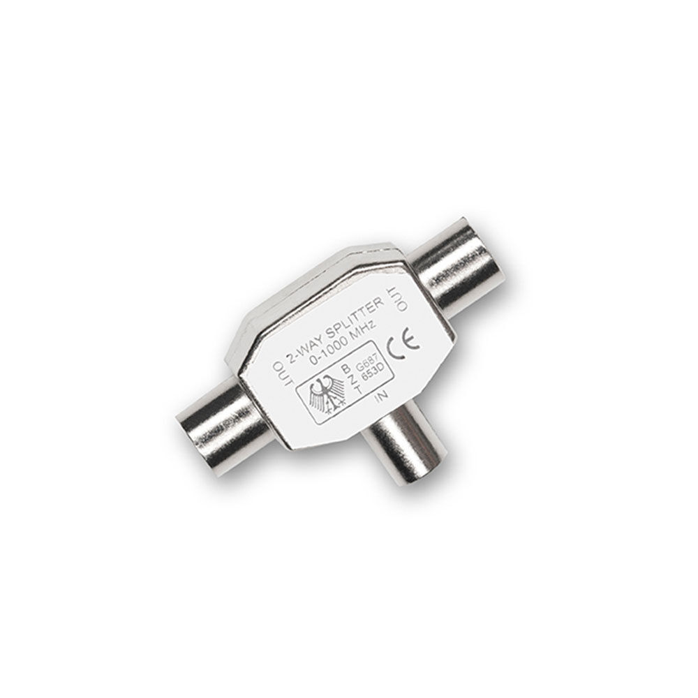Té Coax 9.52mm 1 Entrée Femelle / 2 Sorties Mâle