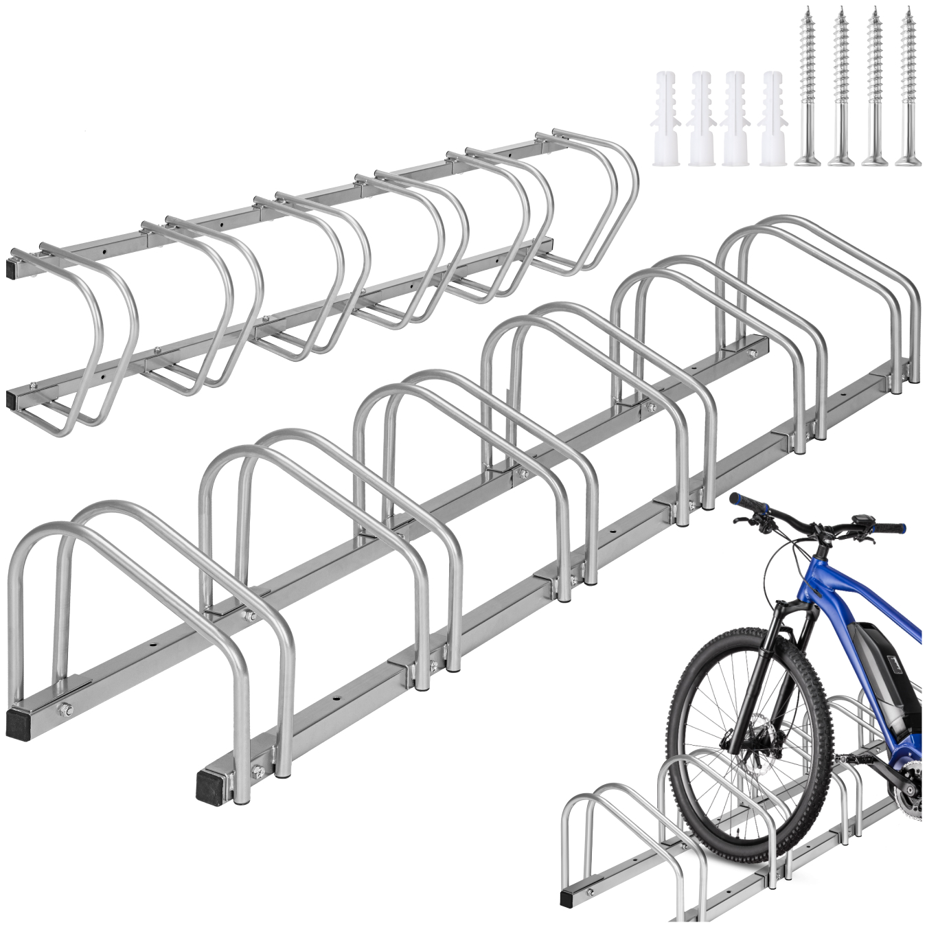 Support À Bicyclette Largeurs De Pneu De 35-60mm 6 Places