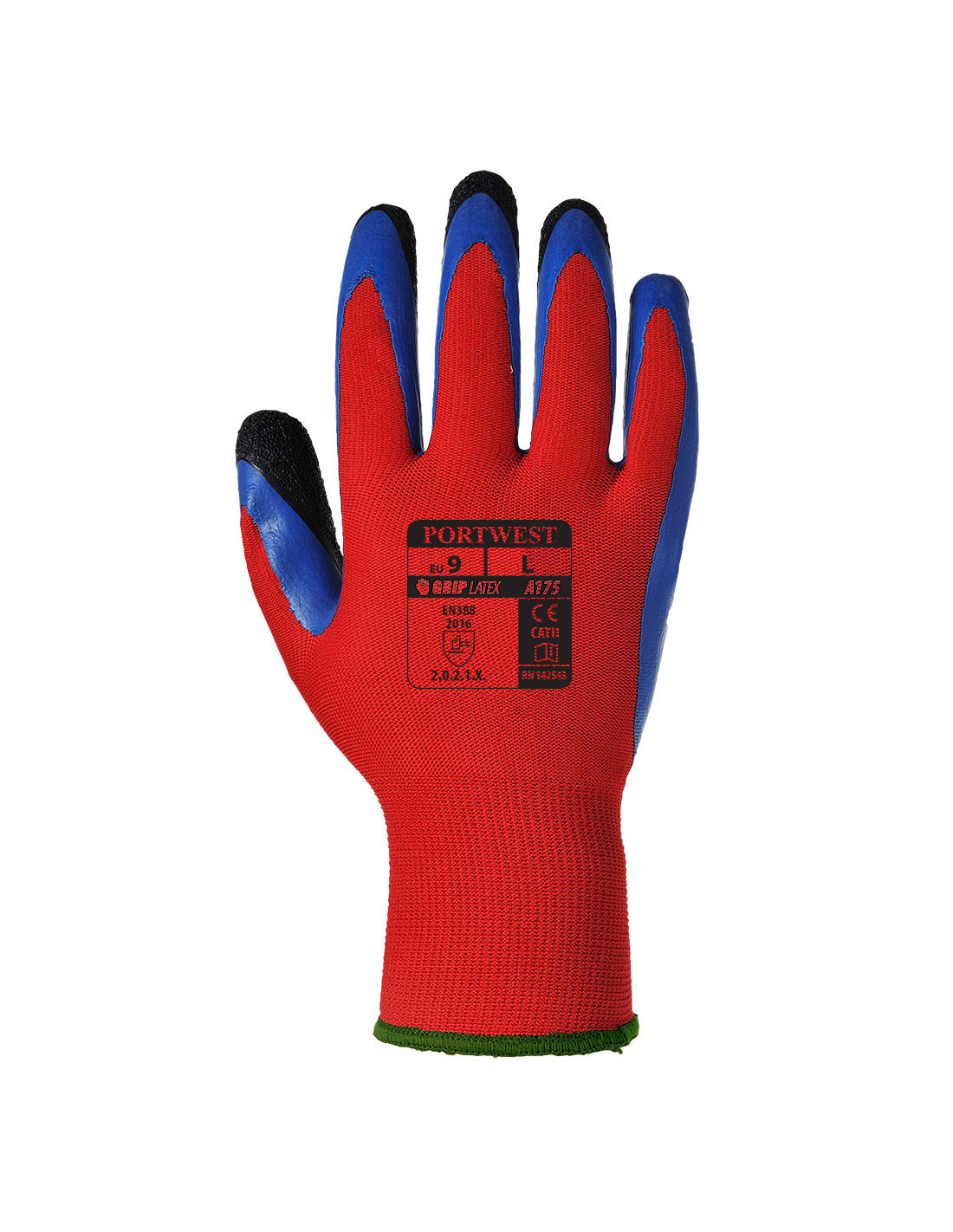 Gant Duo-flex Couleur: Rouge/bleu Taille M - Portwest