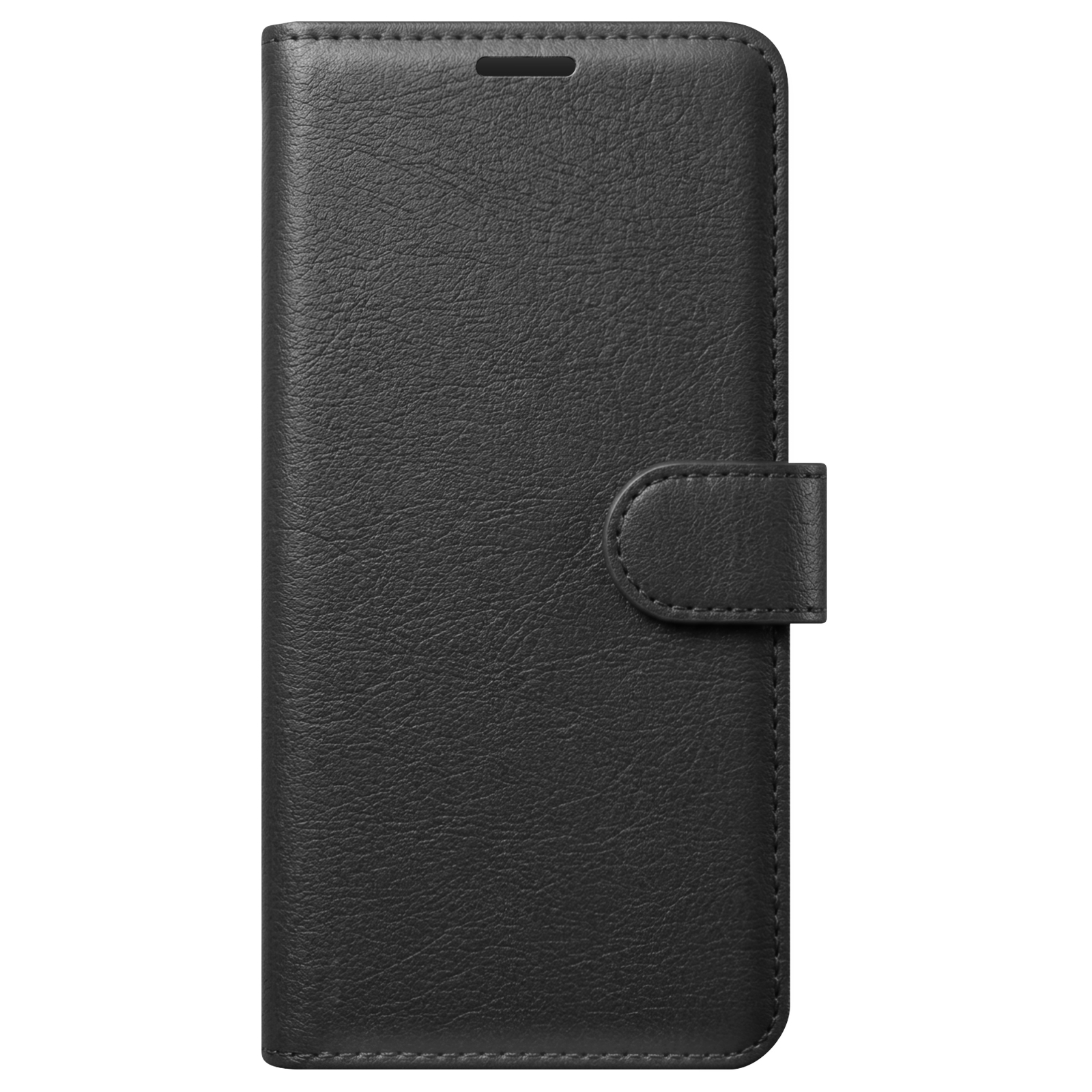 Étui Folio Pour Moto G57 Power Avec Fonction Support Et Languette Magnétique Noir Zanaé
