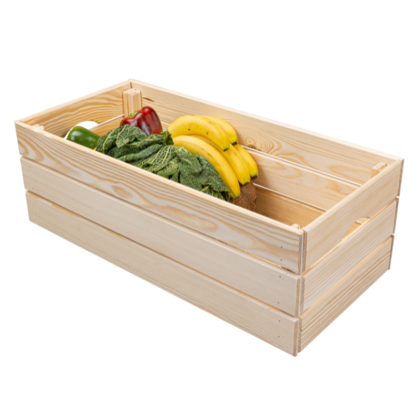 Caisse En Bois Valloni L Pin Naturel