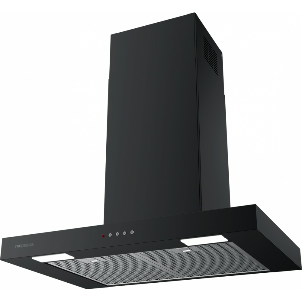 Mepamsa Stilo Neo 70 Montée Au Mur Noir 610 M³/h