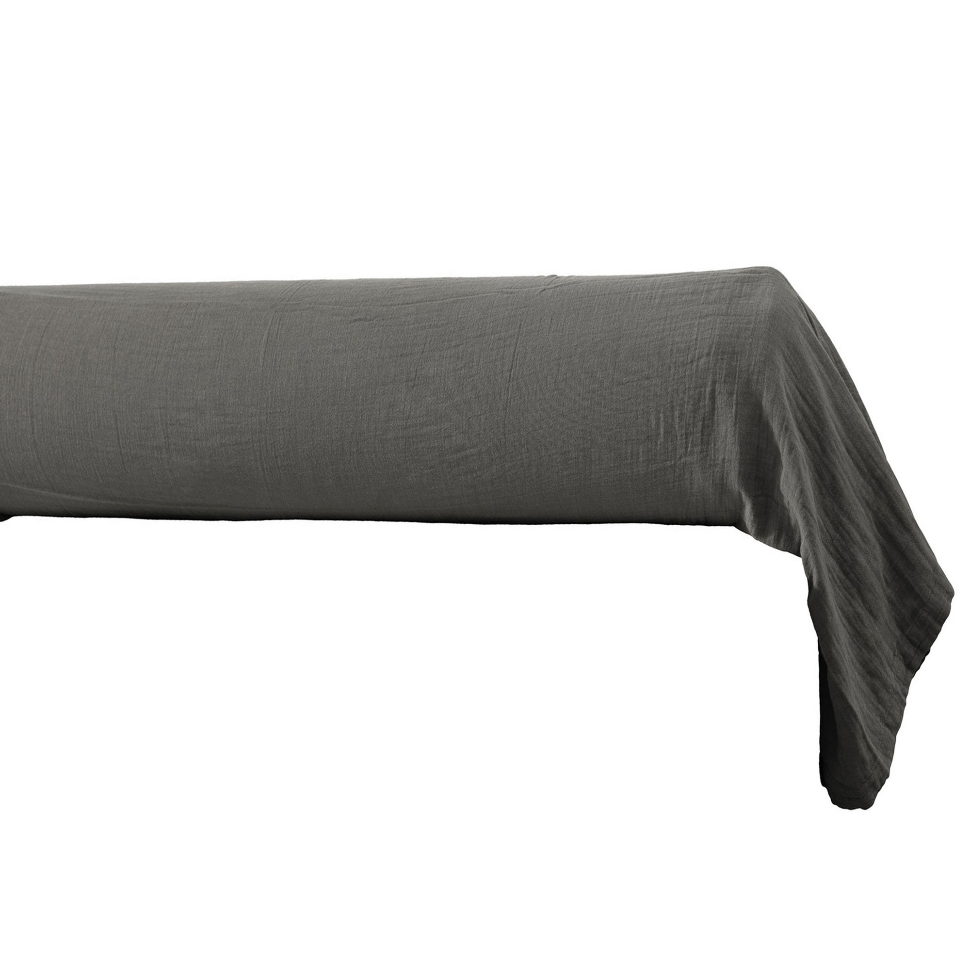 Taie De Traversin 85x185 Cm Gaze De Coton Granit