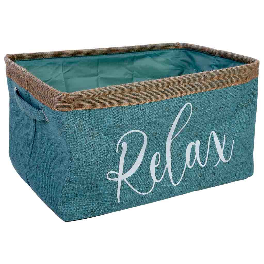 Panier De Rangement En Tissu 36x24x20